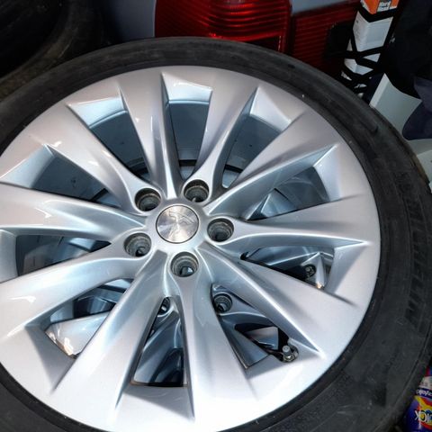 Tesla orginale turbin felger 245.45.19 MICHELIN X GREEN SOMMERDEKK