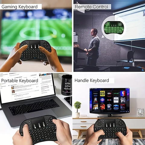 Mini Trådløs Tastatur Perfekt For Android TV-boks, Smart TV, Projektor, PS3 osv