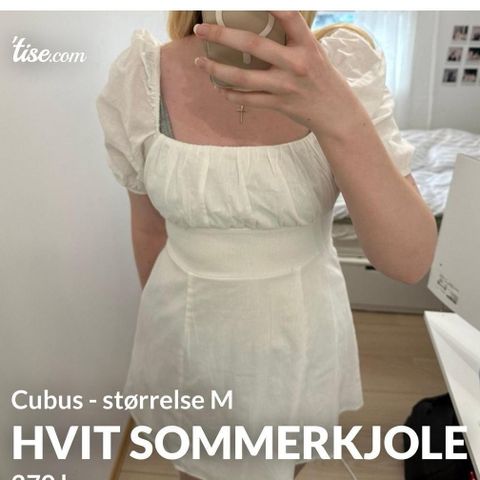 Sommerkjole hvit