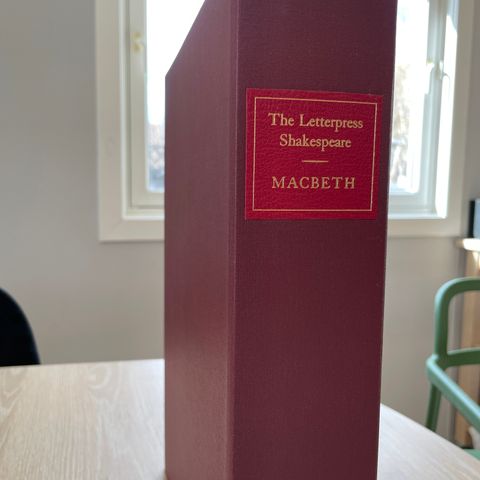Folio Society LE - MACBETH Letterpress Shakespeare Limited Edition