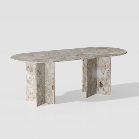 HELT nytt marmor spisebord på lager i Kunis Breccia