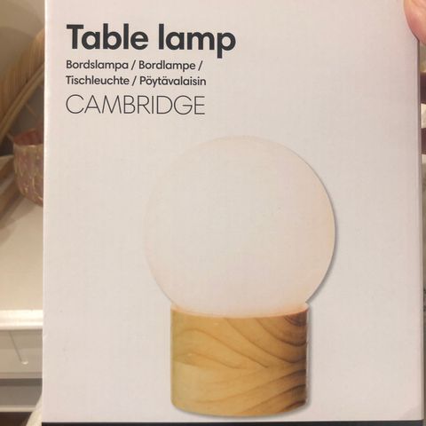 Bordlampe Cambridge