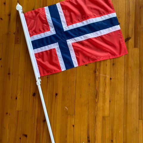 Norsk flagg til balkong