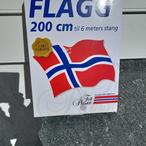 Flagg til  6 meter flaggstang.