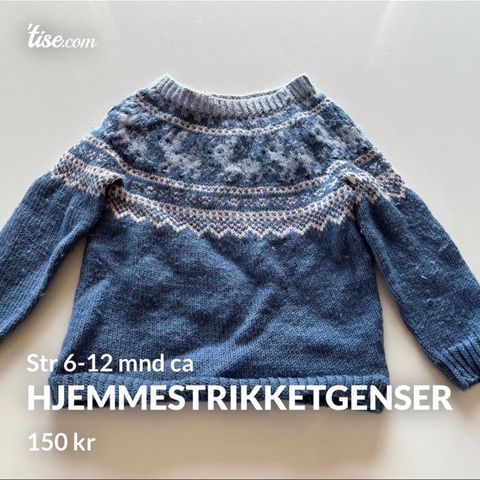 Hjemmestrikket genser