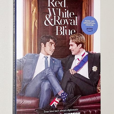 "GAY" ROYAL/ROMANCE BOOK.RED,WHITE & ROYAL BLUE.