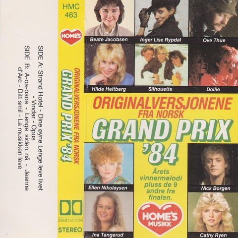 Diverse artister - Originalversjonene fra Norsk grand prix '84