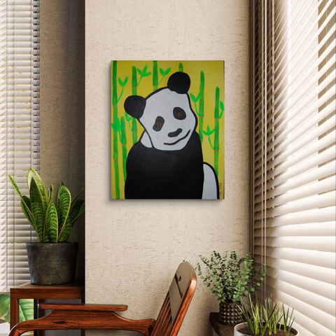 Maleri av Panda