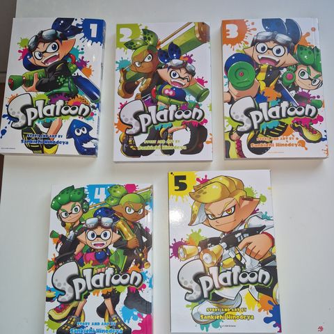Splatoon manga volum 1til 5