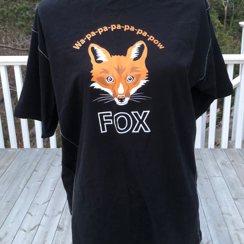 The Fox t-skjorte str XL