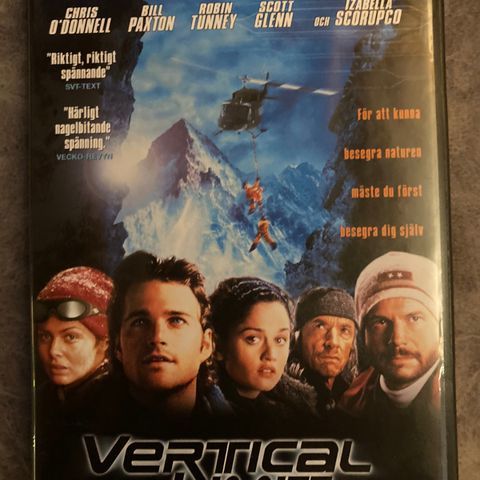 Vertical limit. Norsk tekst.