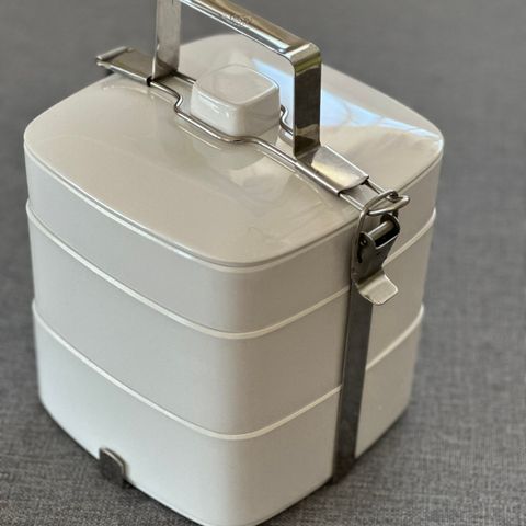Melamine tiffin box, lunsjboks med praktisk håndtak