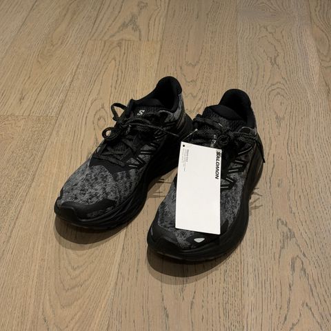 SALOMON AERO GLIDE 2 LØPESKO HERRE - Str. 44 - Black / Phantom / Ghost Gray