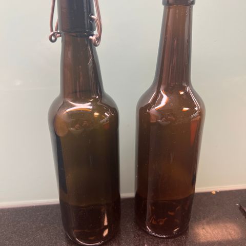 Ølflasker (34stk á 0.5l)