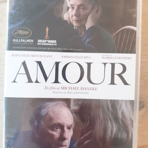 Amour Ny DVD - Få med gratis ved kjøp over 100 kr
