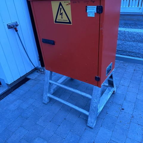 byggstrømskap 230v 3fas 250A