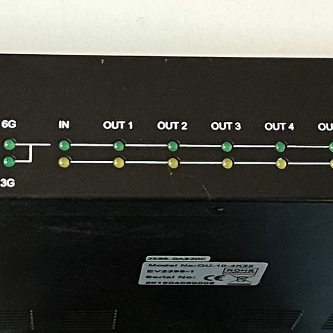 CYP QU 10 -4K 22 Distribution Amp 10:1 HDMI 4K selges