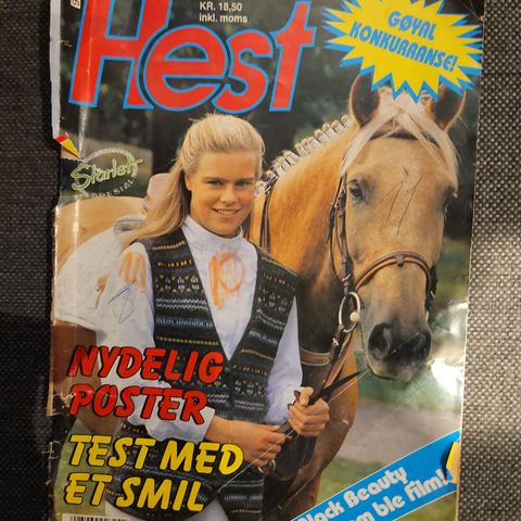 Hest tegneserieblad fra 1995