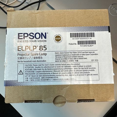 Epson projektorlampe til EH-TW6800, EH-TW6700W, EH-TW6600W, EH-TW6600