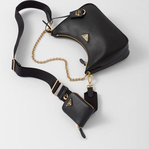 Prada re-edition Saffino leather bag