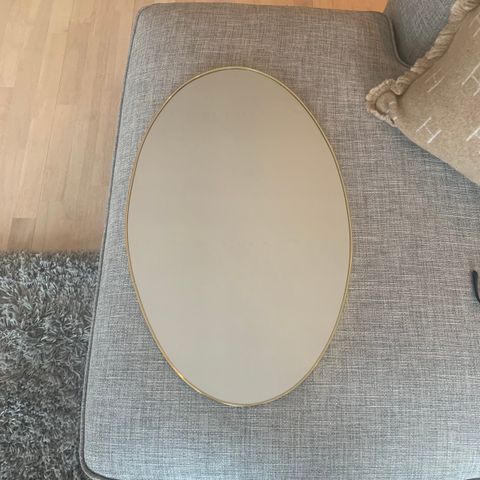 Vintage ovalt speil - veggspeil