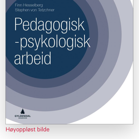 Pedagogisk-psykologisk arbeid - Finn Hesselberg, Stephen Von Tetzchner