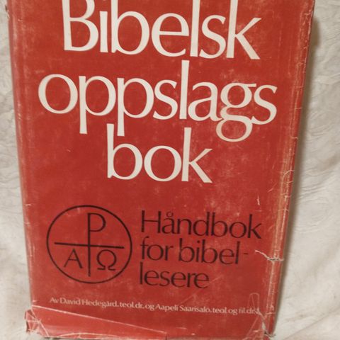 Bibelsk Oppslagsbok, Håndbok for Bibellesere , fra 1978