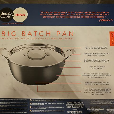 Jamie Oliver Big batch pan 30 cm/7,4L