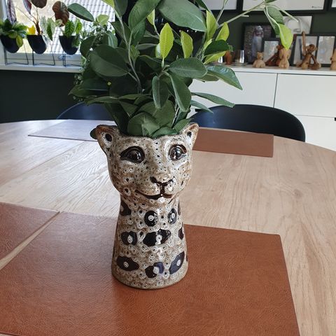 Leopard vase selges.