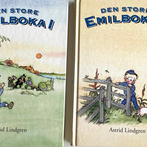 Astrid Lindgren: "Den Store Emilboka I og II". Barne- og ungdomsbok
