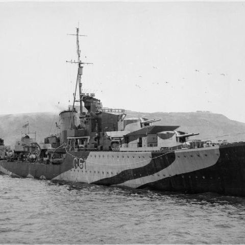 Tegninger: HMS Javelin, destroyer