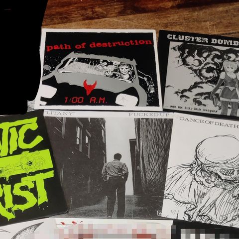 7" Hardcore / punk ++ Del 2/3 50,-