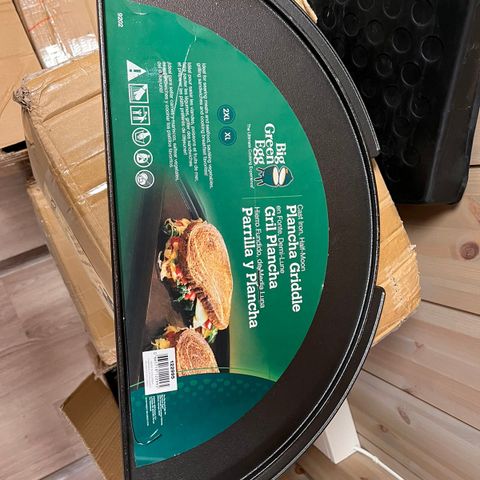 Big Green Egg XL Plancha og roasting pan