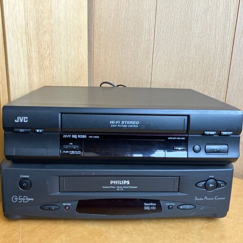 VHS spillere  - JVC Hifi VHS / Philips VHS