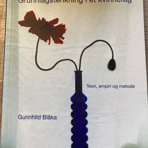 Grunnlagstenkning i et kvinnefag, Gunhild Blåka