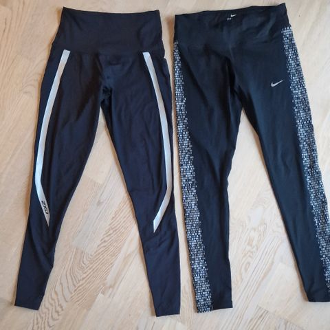 2 stk treningstightser (2XU og Nike)