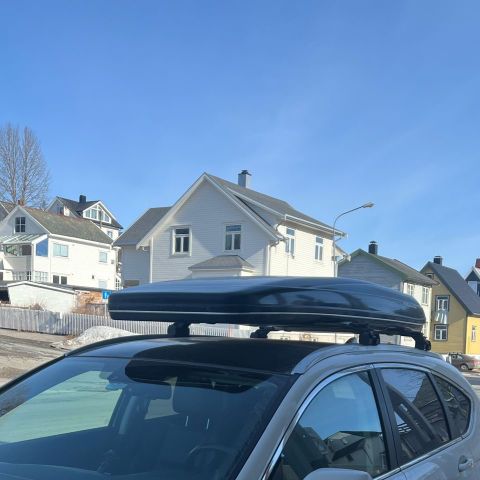 Roof box (ski box) and Roor Rack Honda CRV