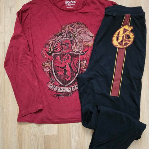 Harry Potter Gryffindor 2-delig pysj str L