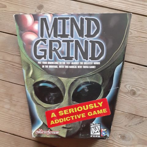 MIND GRIND. 1996. MICROFORUM. VINTAGE BIG BOX PC-SPILL.