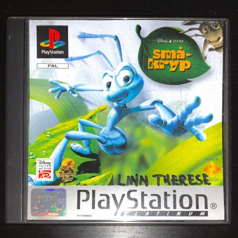Disney Små Kryp (A Bug’s Life) Platinum PS1 PlayStation 1 (Norsk)