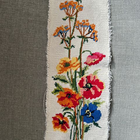 Broderi av blomster