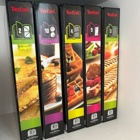 5 plater til Tefal Snack Collection multigrill.