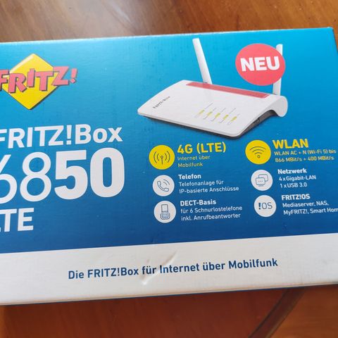 AVM FRITZ!Box 6850 LTE - trådløs