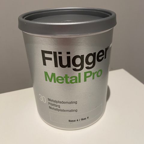 Flügger Metal Pro 90 - Blank metallmaling