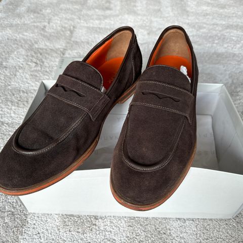 Geox U Bayle A Suede brown brun 43 loafers