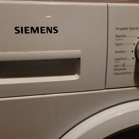 Pen Siemens vaskemaskin