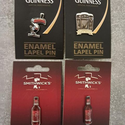 Pins Guinness og Smitwick