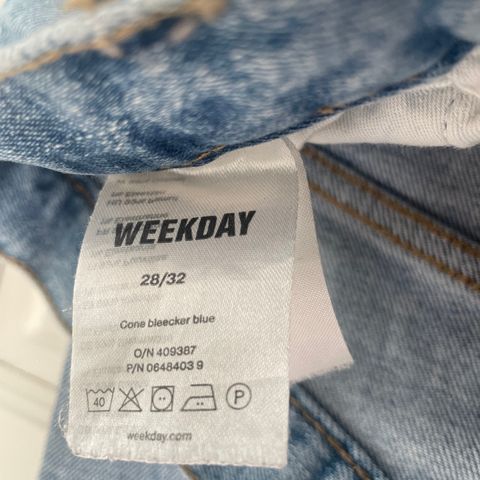 Weekday jeans.Nesten ubrukt