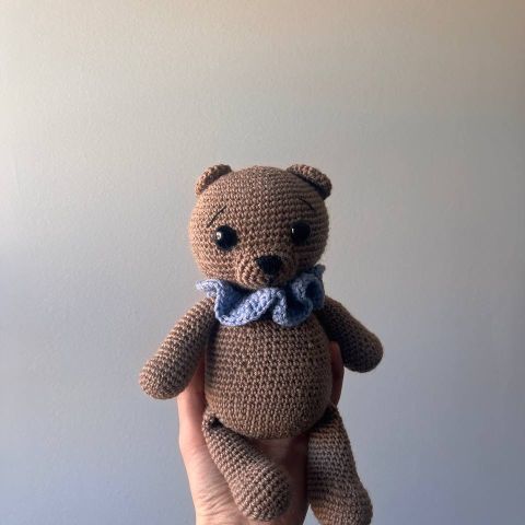 Heklet bjørn, amigurumi