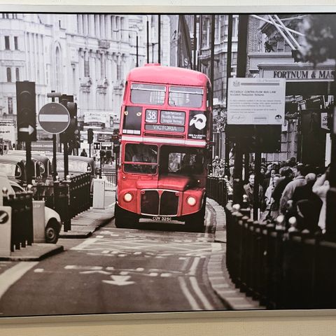 IKEA bilde av London-buss 100 x 140 cm